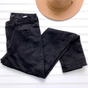 LUCKY BRAND distressed black Brooke skinny jeans